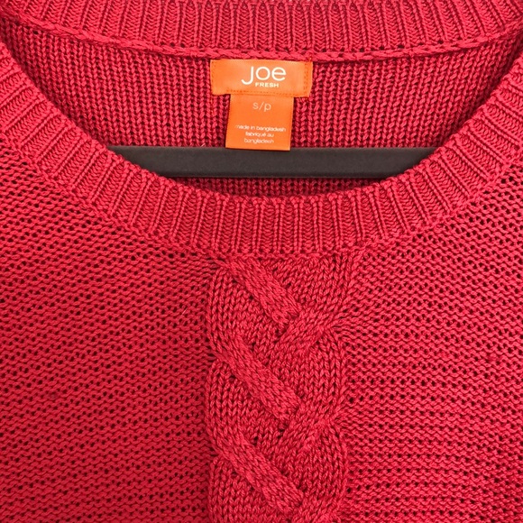 Bright coral sweater - Picture 2 of 4